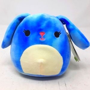 Bobby the Tye dye blue Rabbit Squishmallow. 5"Stuffed Plush